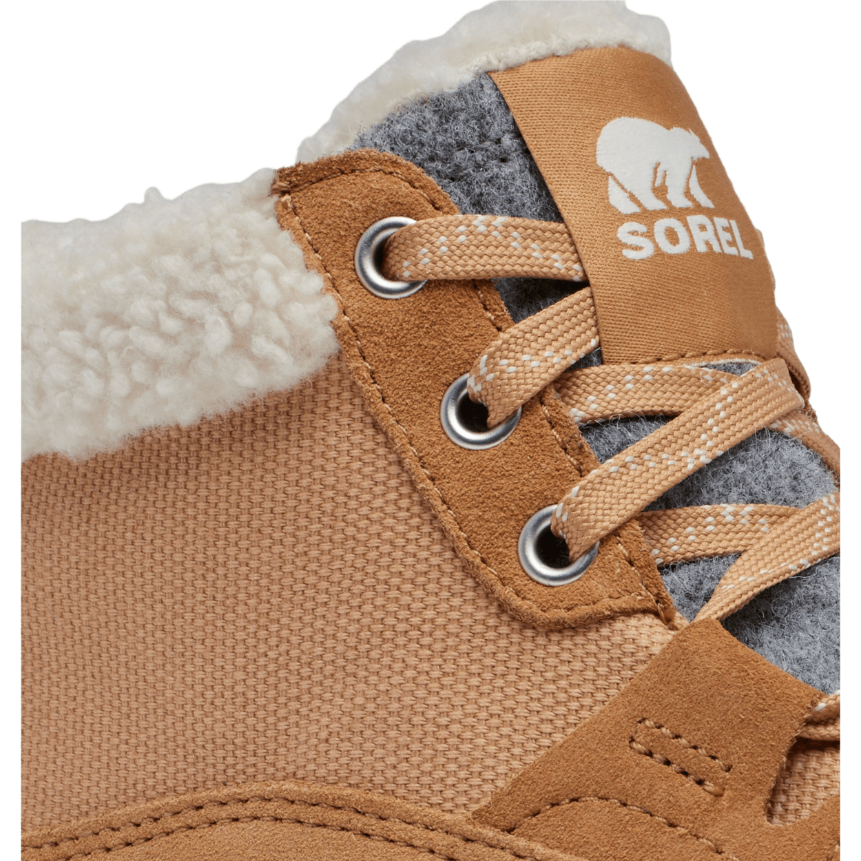tawny buff/honey white