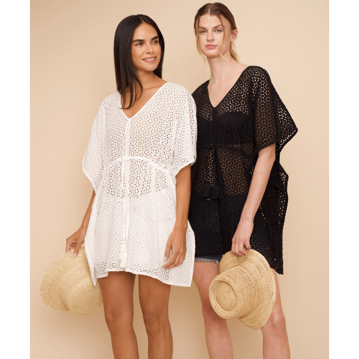 Eyelet Butterfly Caftan