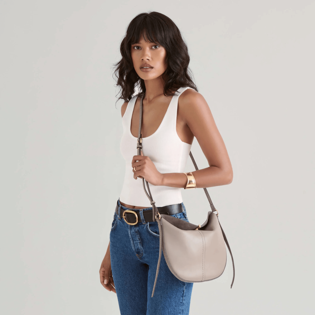 grey leather