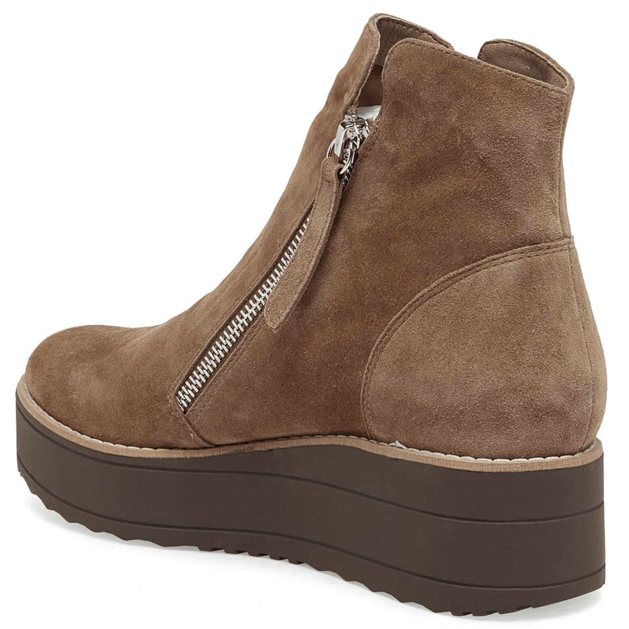 dark tan suede