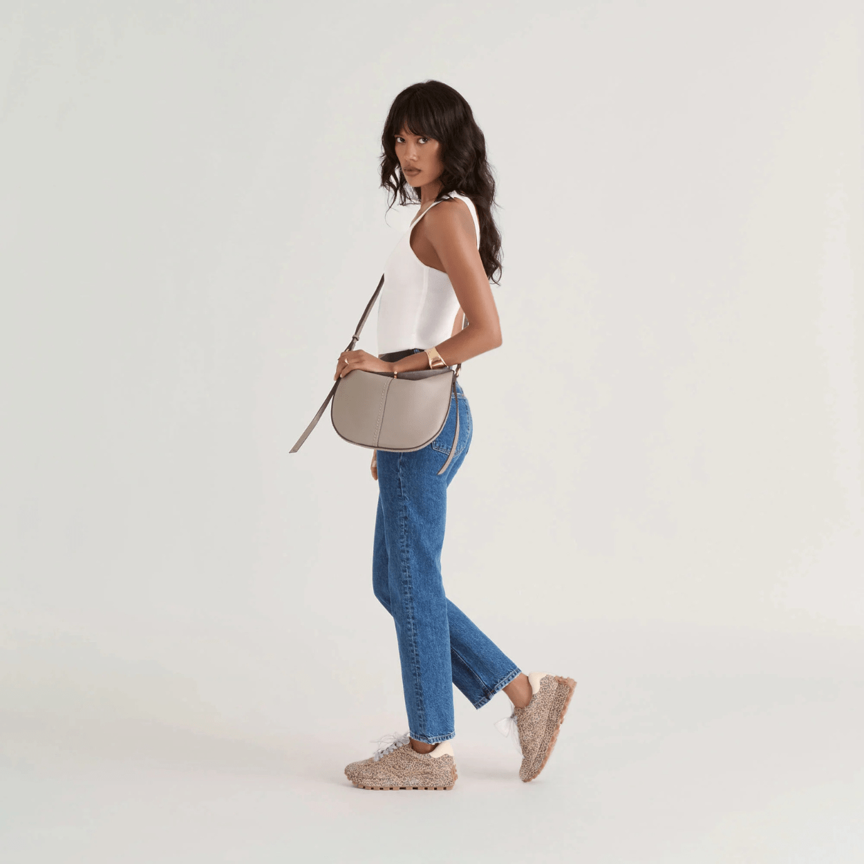 grey leather