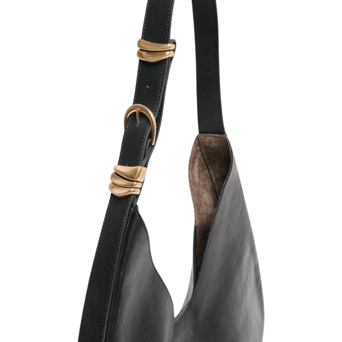 black leather