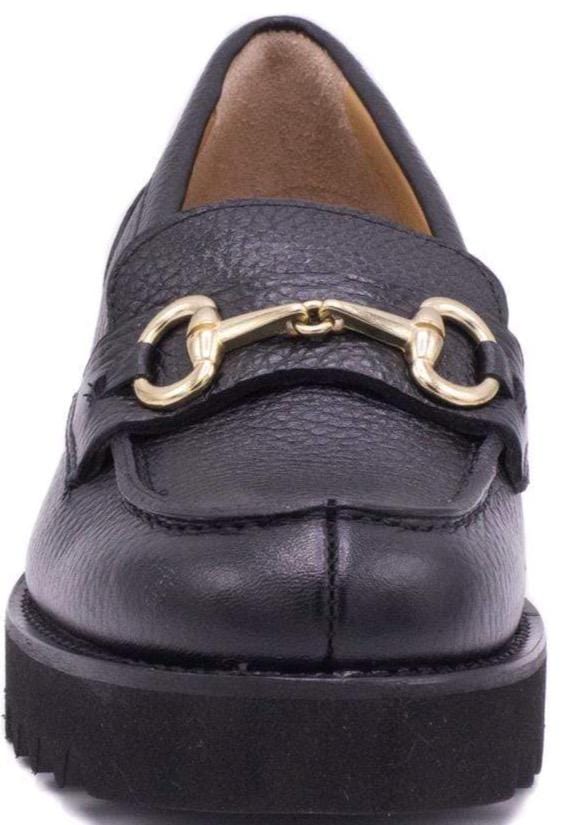 Pascucci 5307 Leather Loafer, Black – view 7