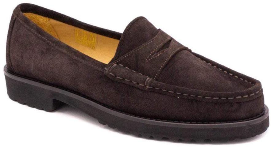 brown suede