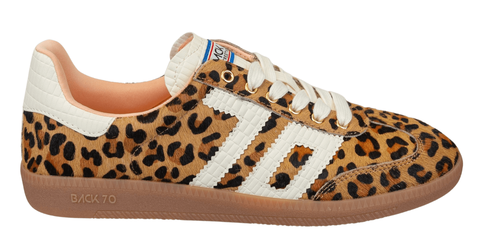Leopard Camel White