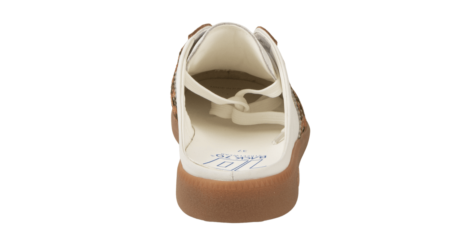 EASTER in WHITE LEOPARD, back view