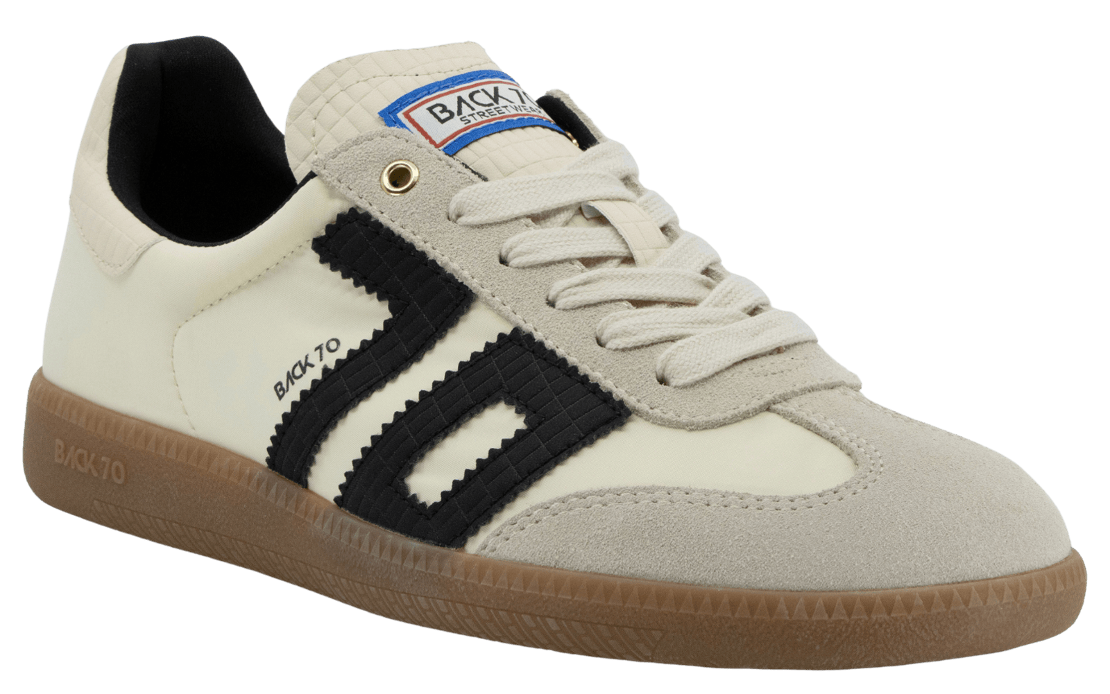 beige black