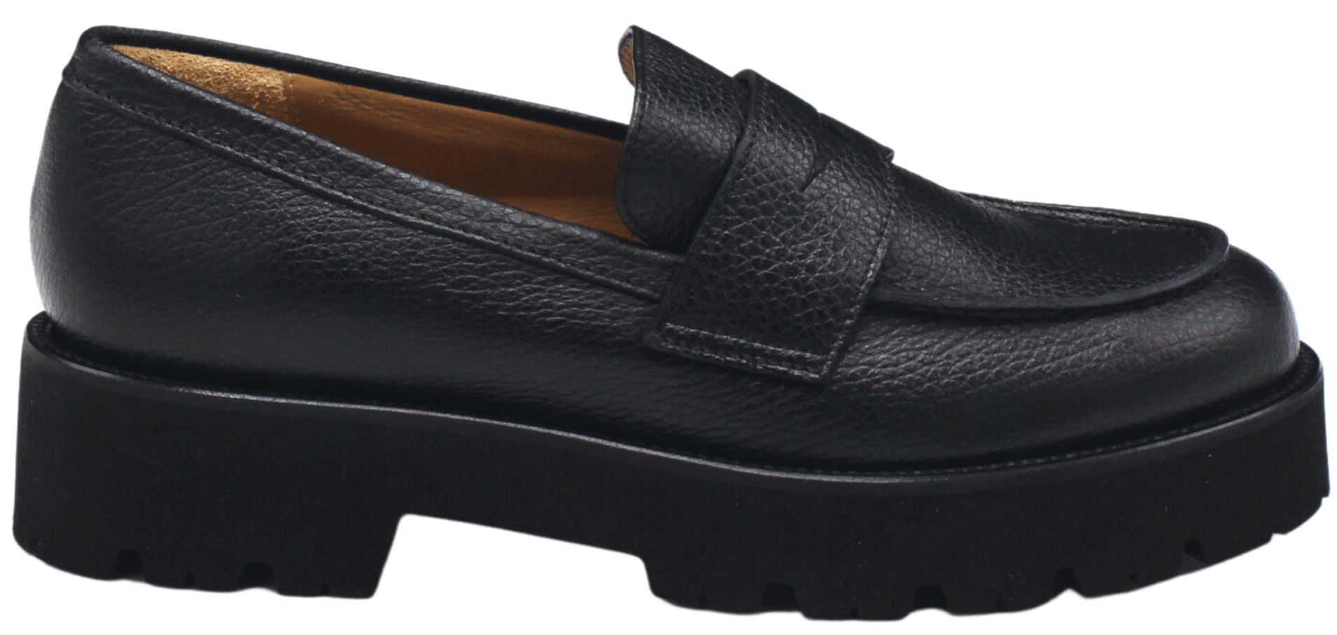 Black Pebble Leather