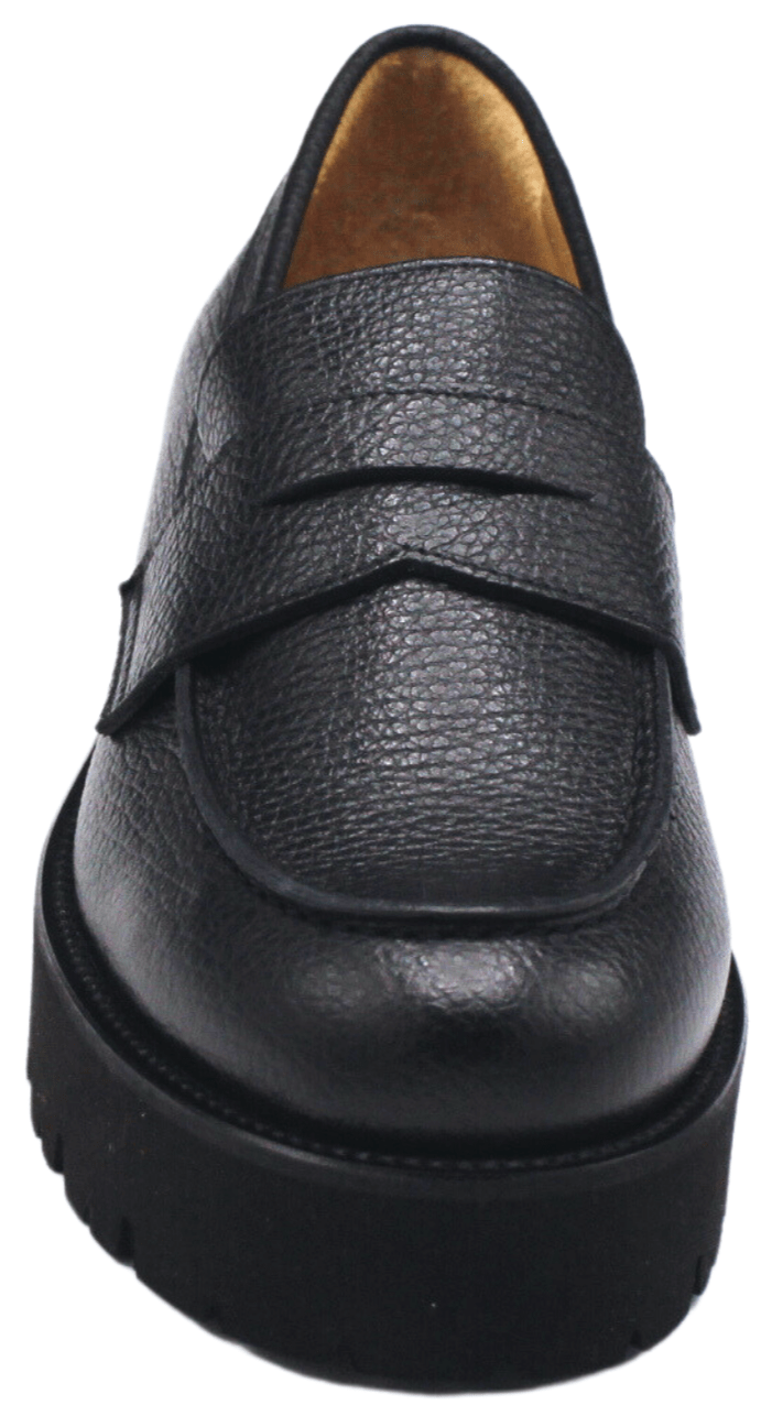 Black Pebble Leather