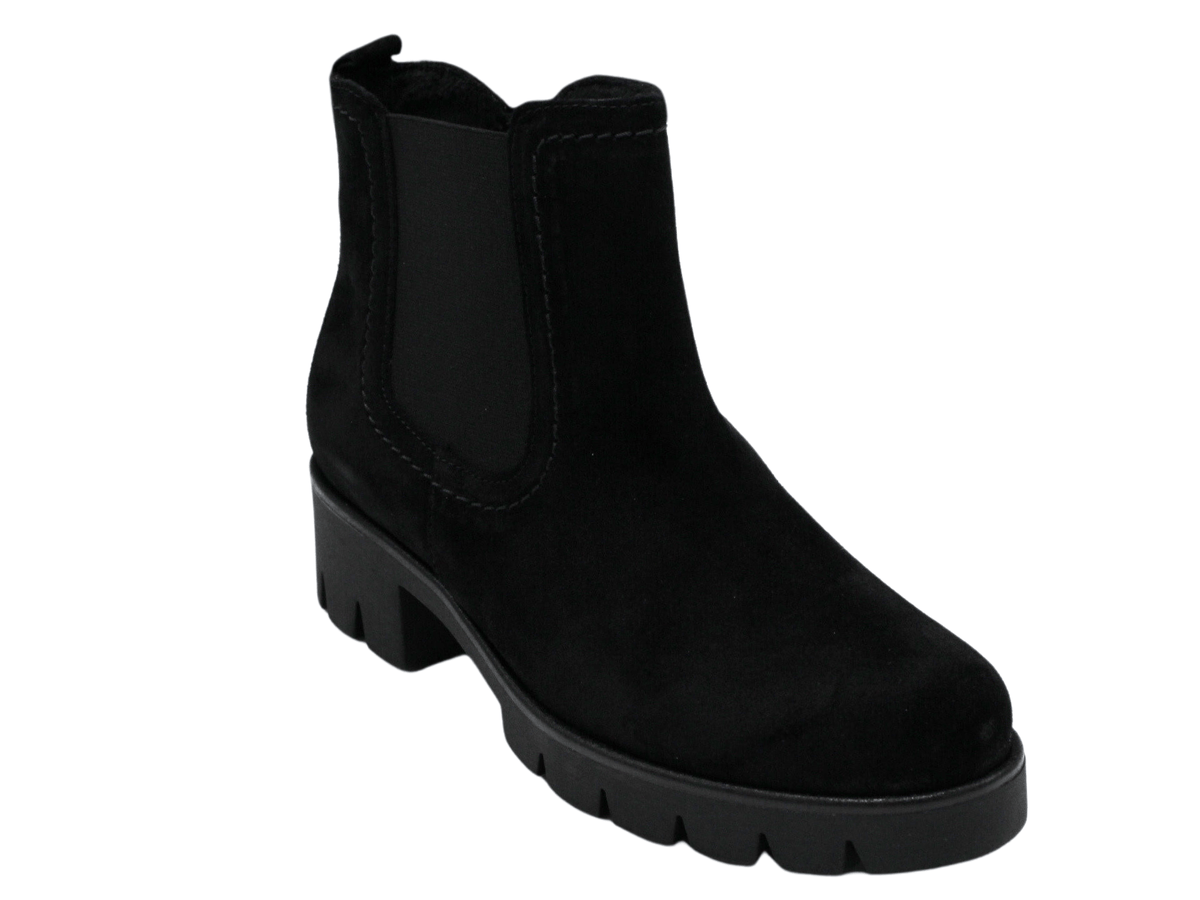Gabor Chelsea Bootie, black suede – view 2