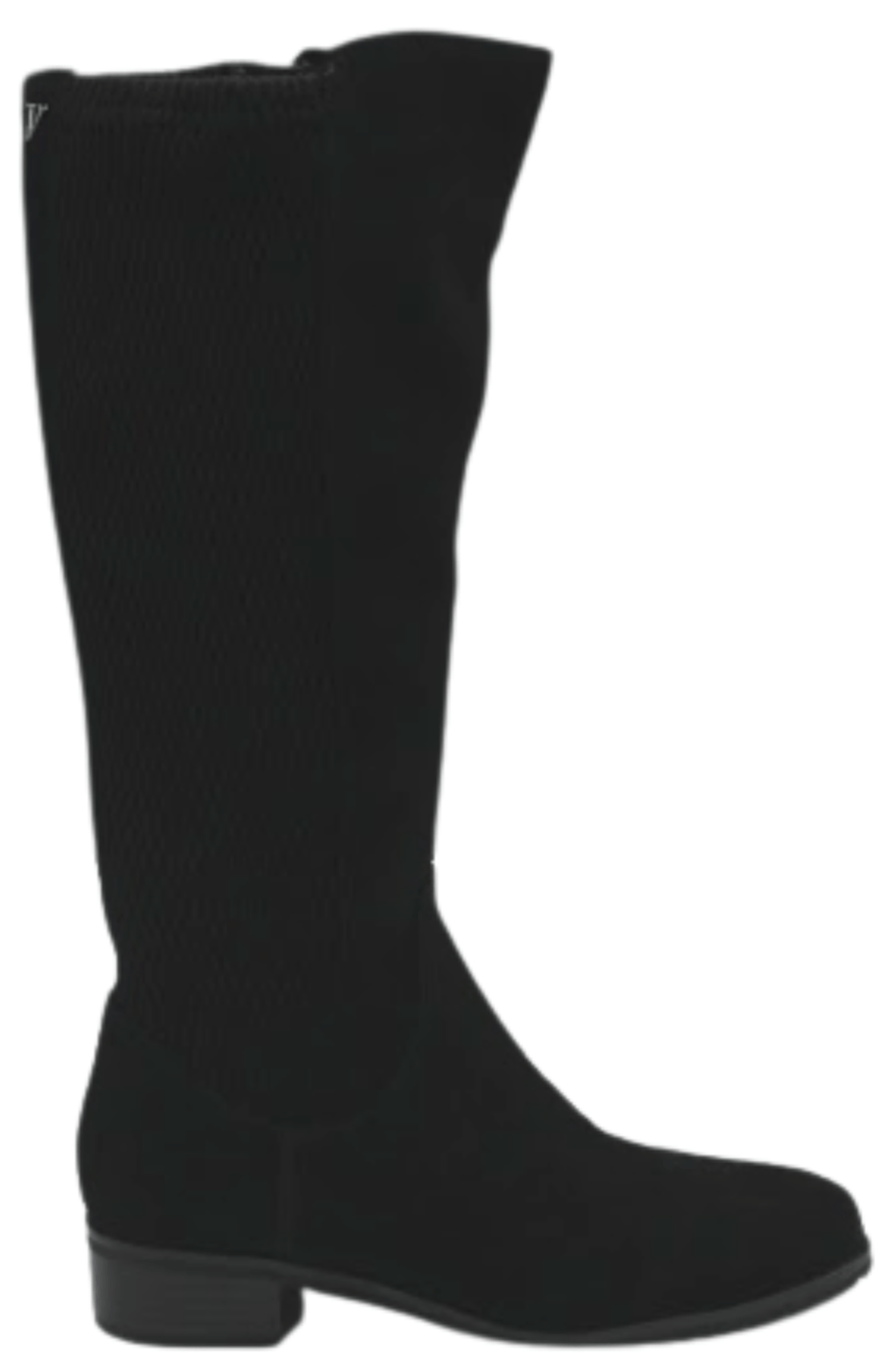 Valdini Nadine Tall Boot, Black Suede