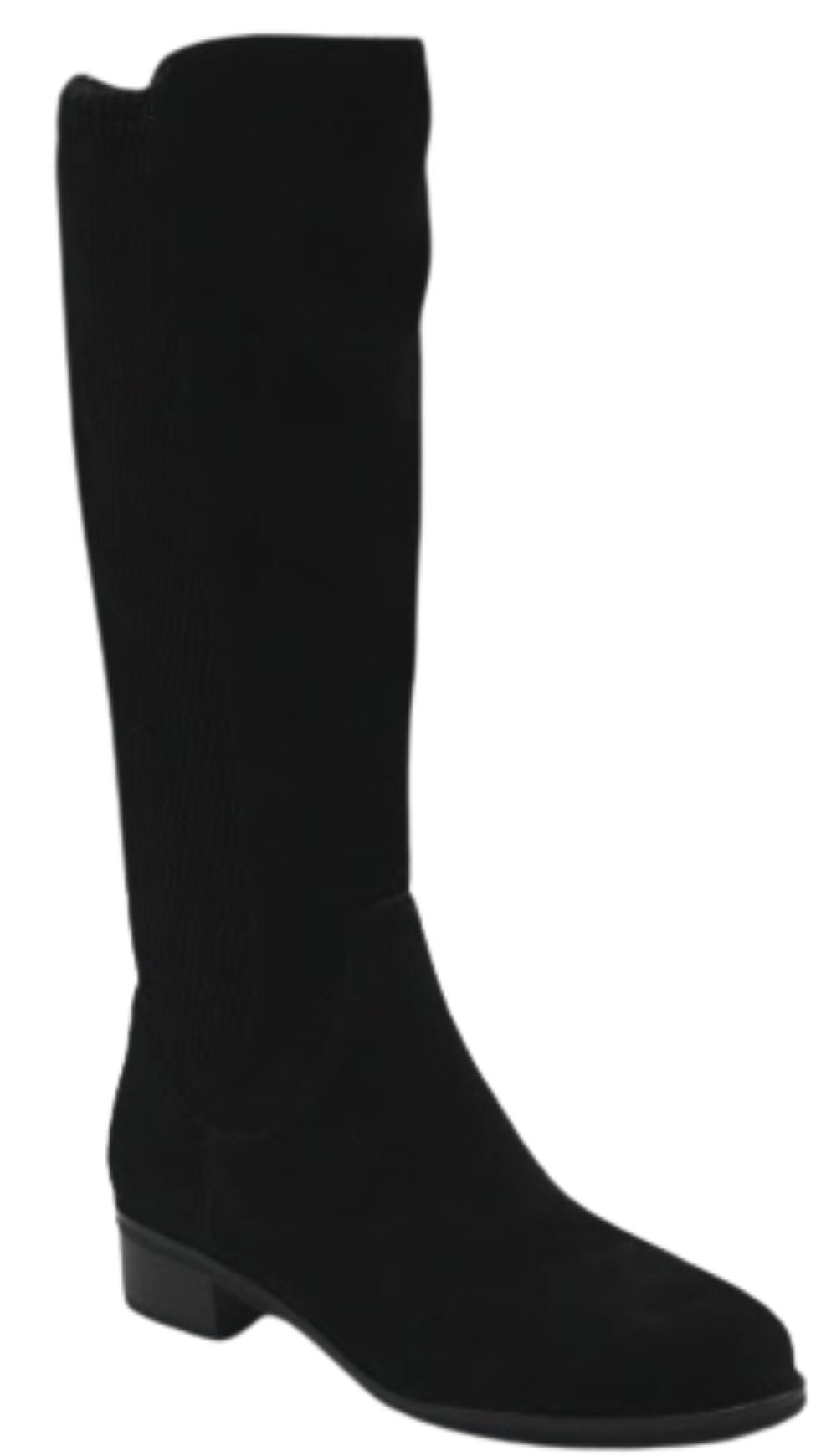 Valdini Nadine Tall Boot, black suede – view 2