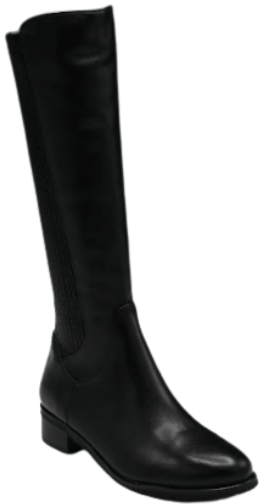 black leather