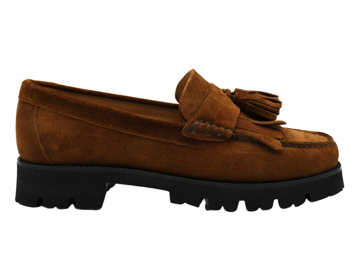 Pascucci 7975 Suede Loafer, segar suede