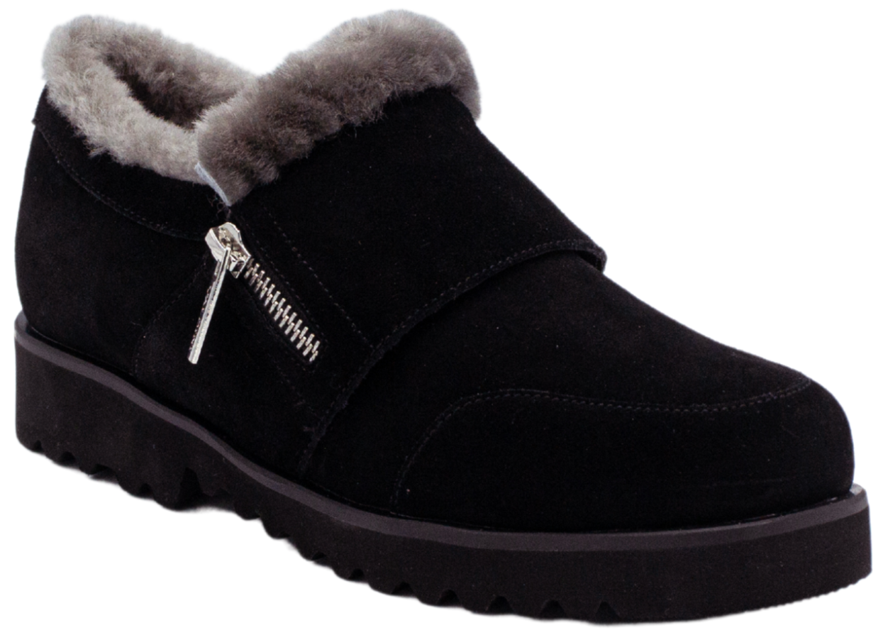 black suede