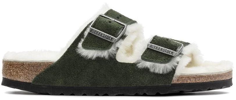 Birkenstock Arizona Shearling 38 - Mountain View Green