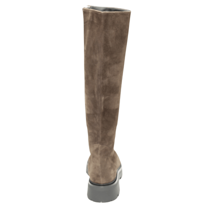 brown suede