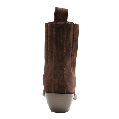 brown suede