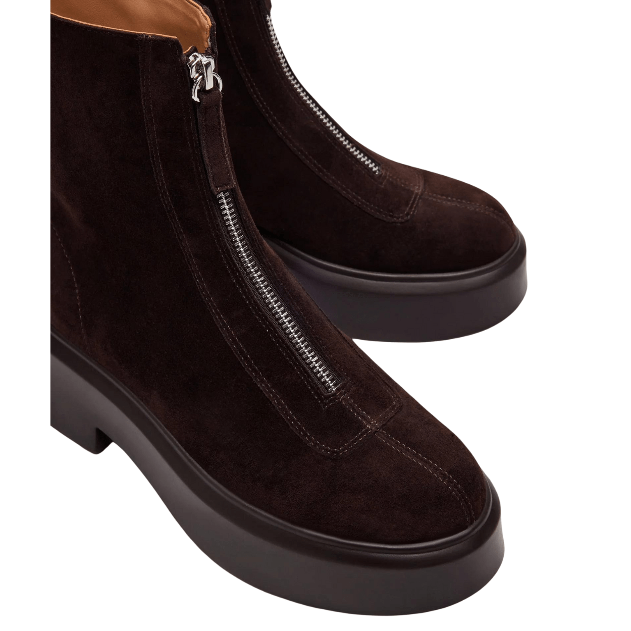 brown suede