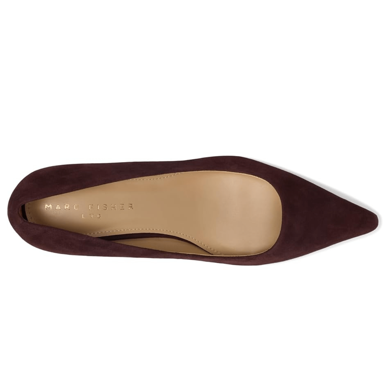 dark brown suede