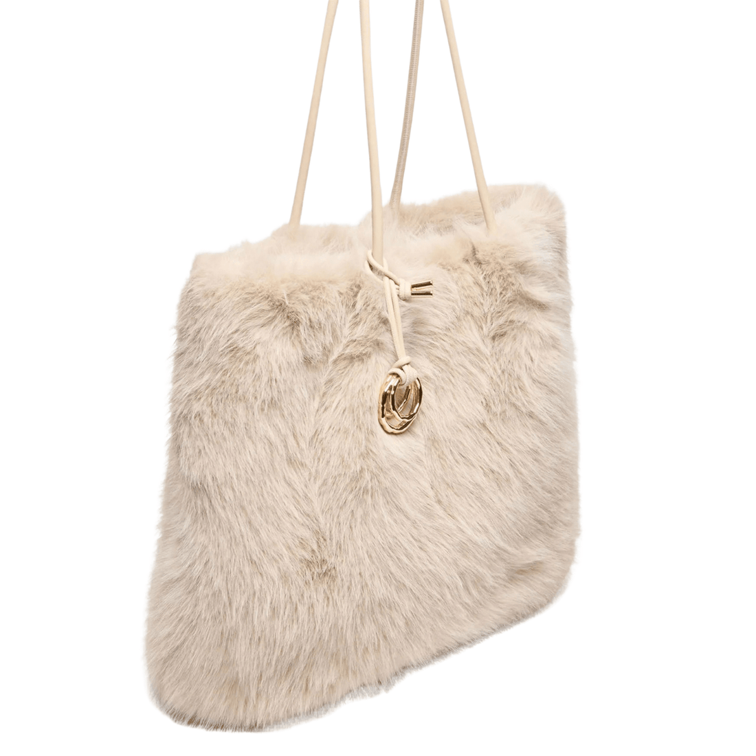 Dolce Vita Noor Faux Fur Tote, Ivory – alternate view