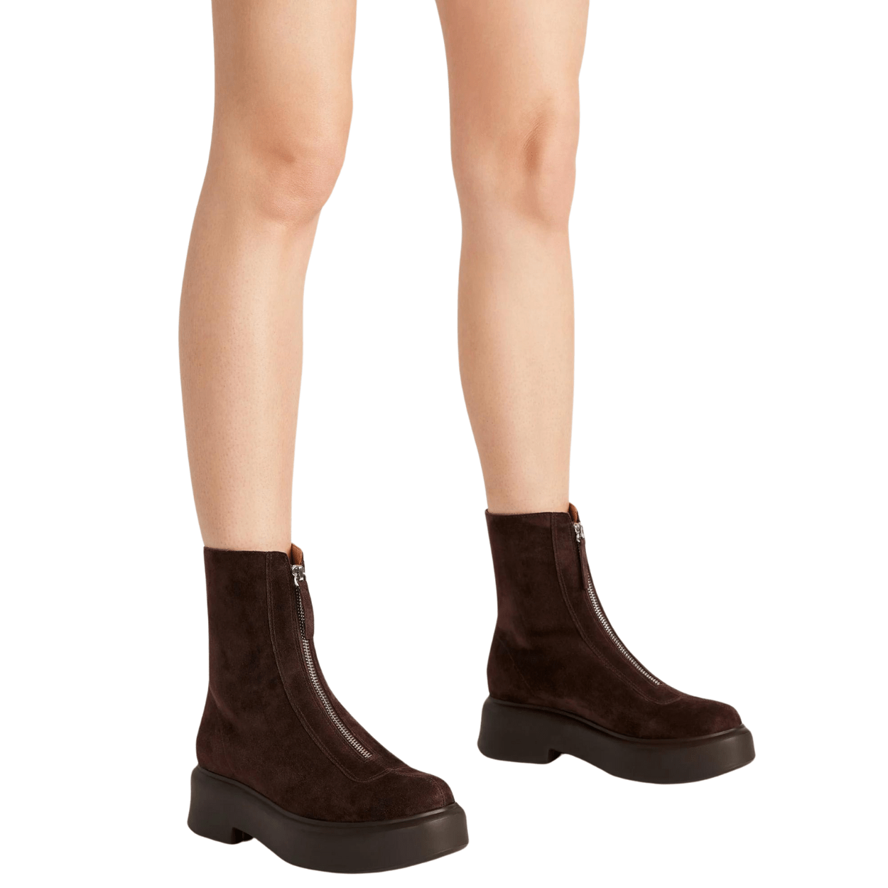 brown suede