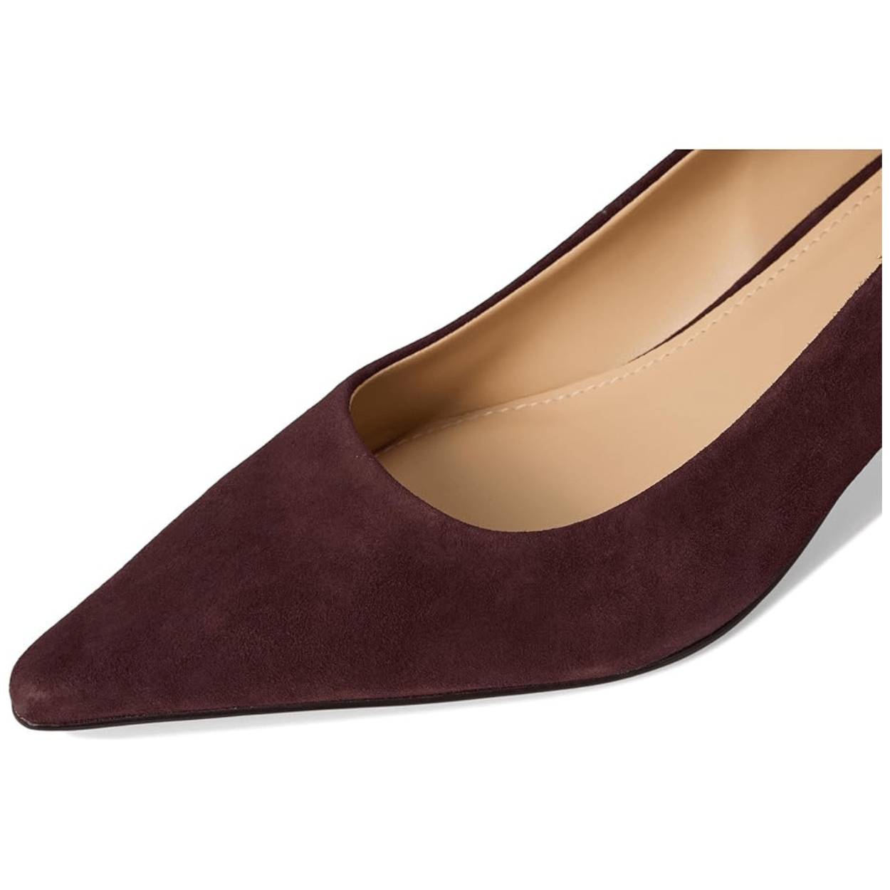 dark brown suede