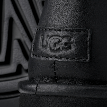 black leather