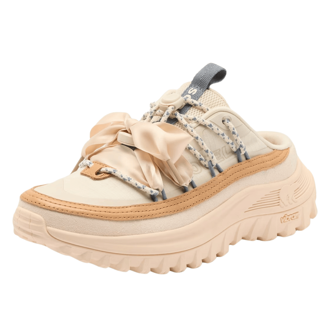 white peach/chalk