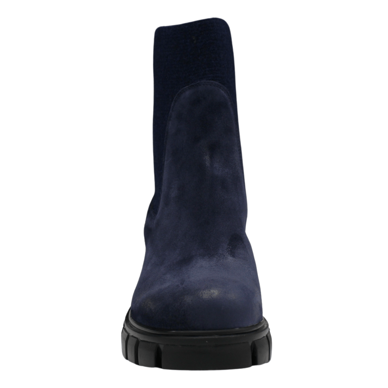 navy suede
