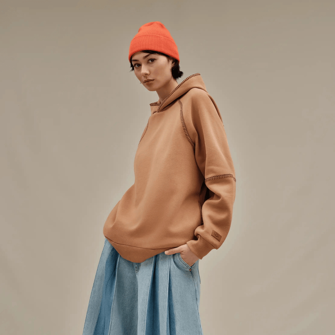 UGG Women's Classic Hoodie, Chestnut – alternate view
