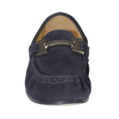 navy suede