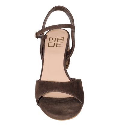 brown suede