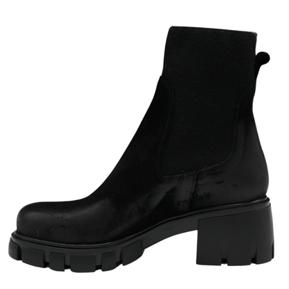 black suede