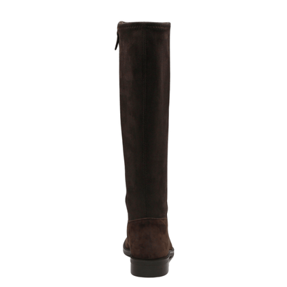 brown suede