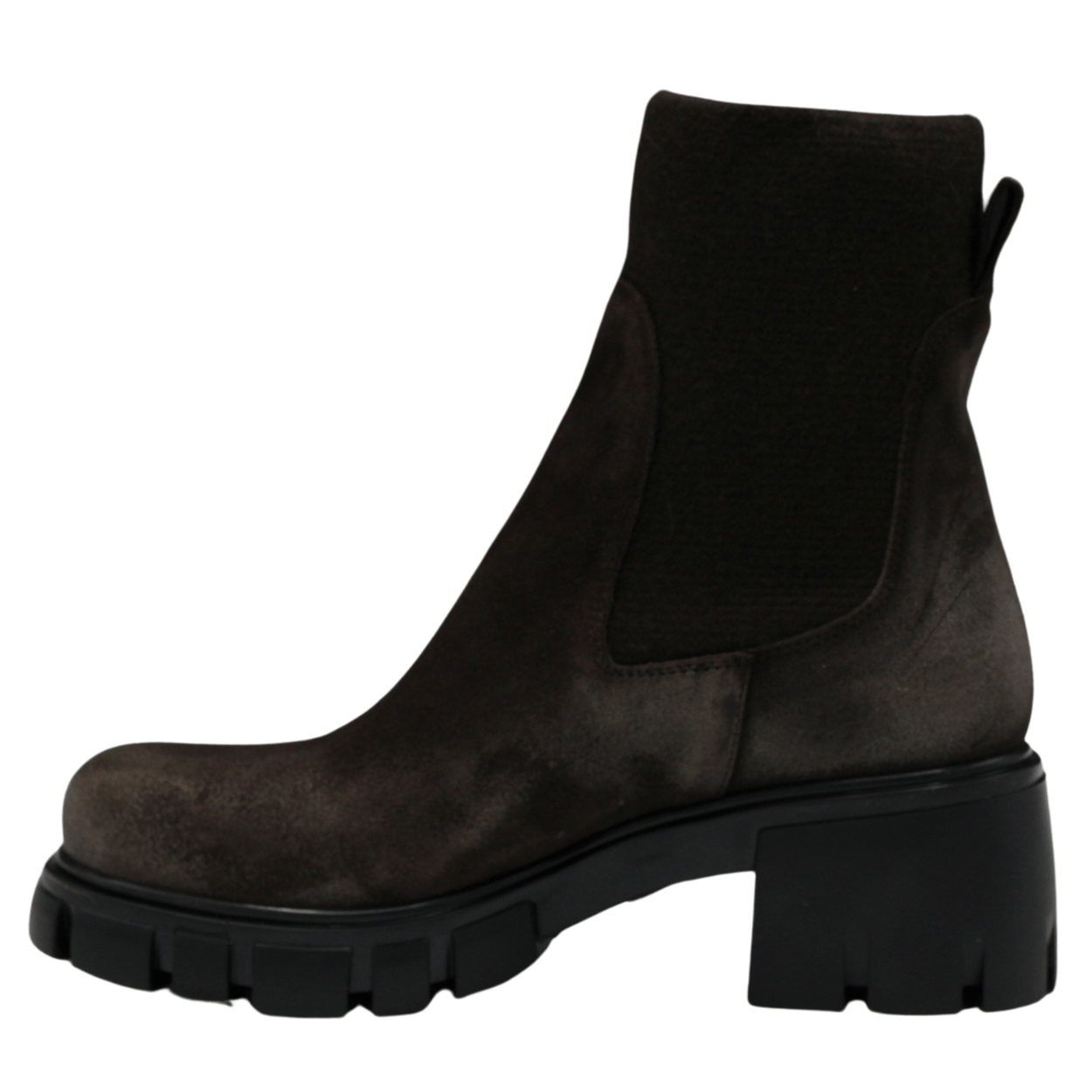 brown suede