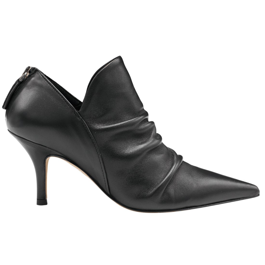 black leather