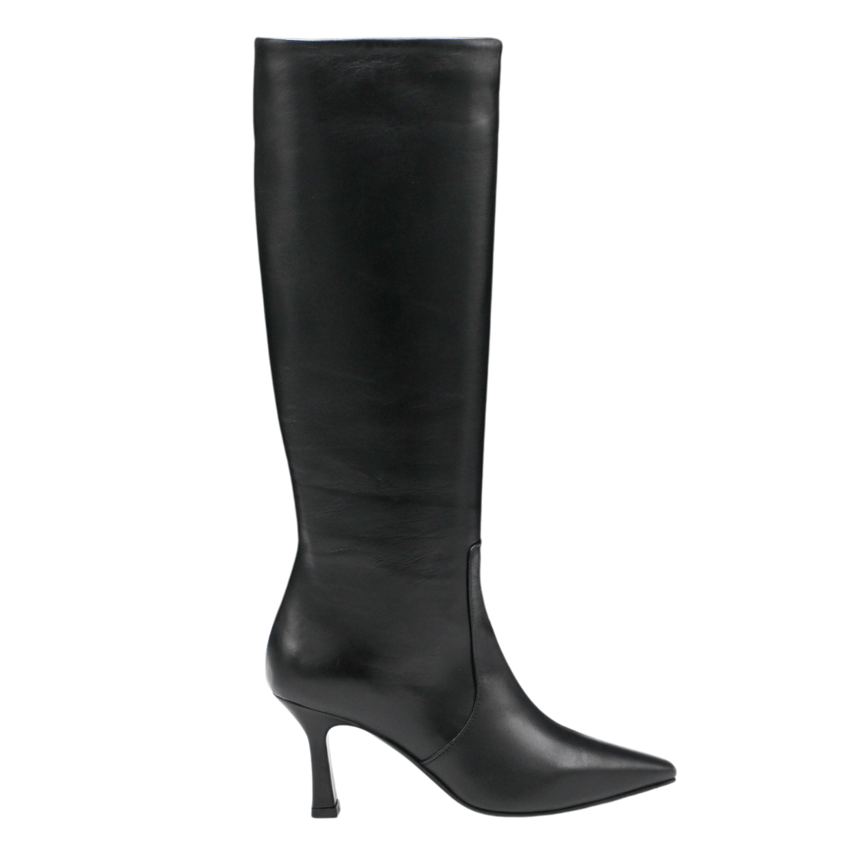black leather