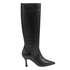 black leather