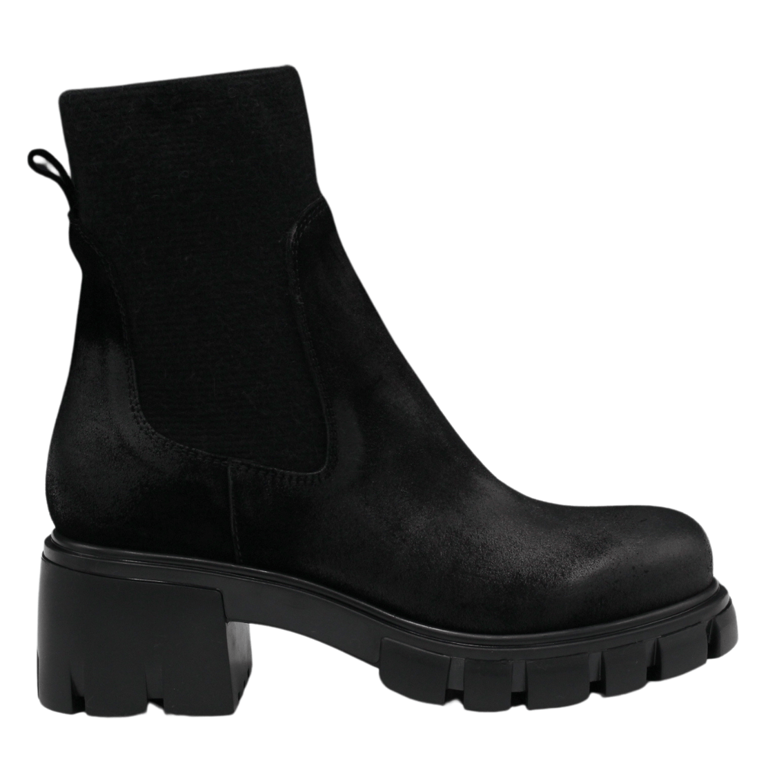 black suede