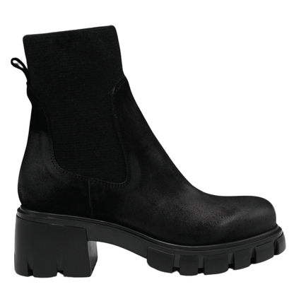 black suede