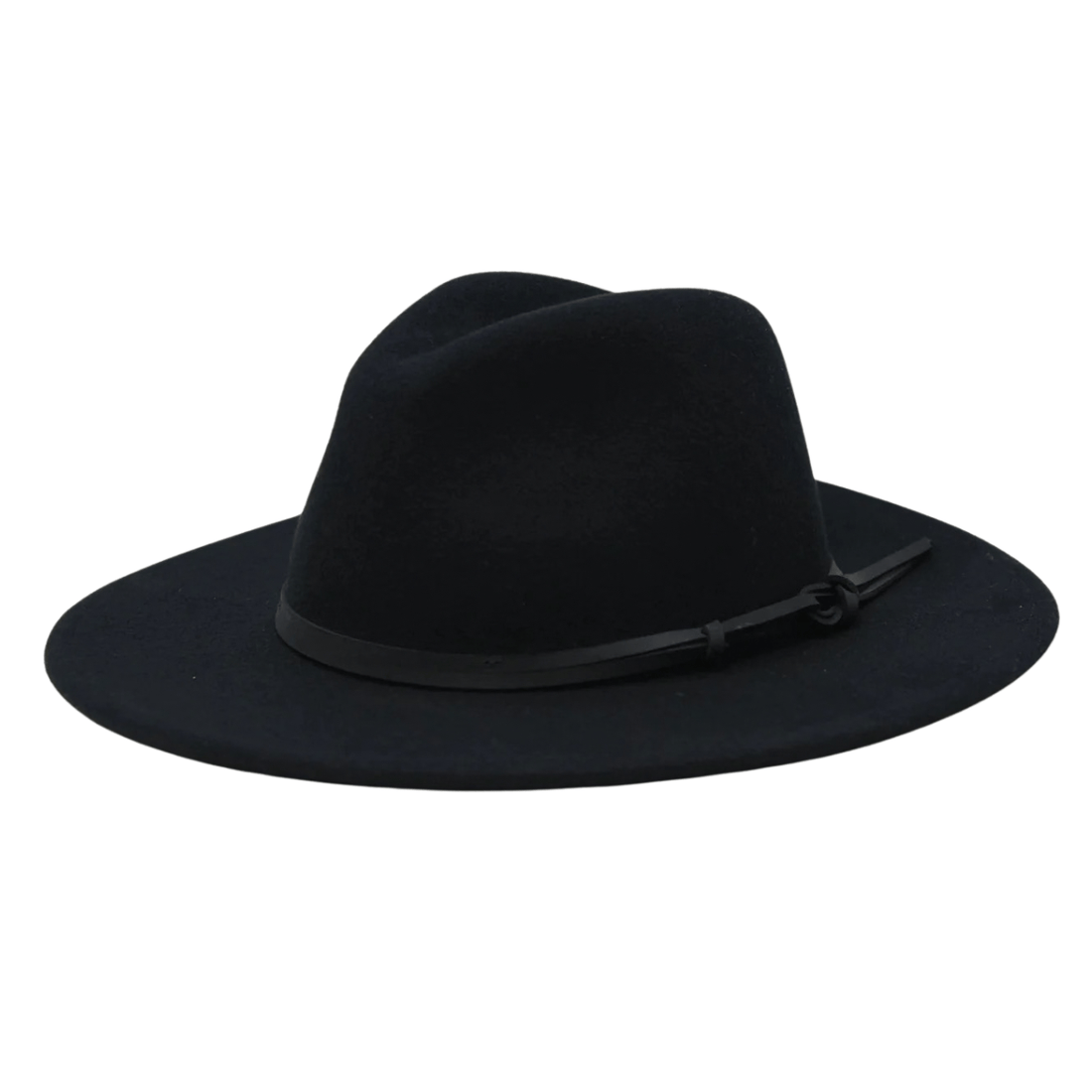 Wyeth Billie Wool Fedora, Black