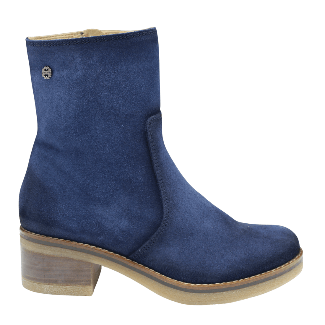 navy suede