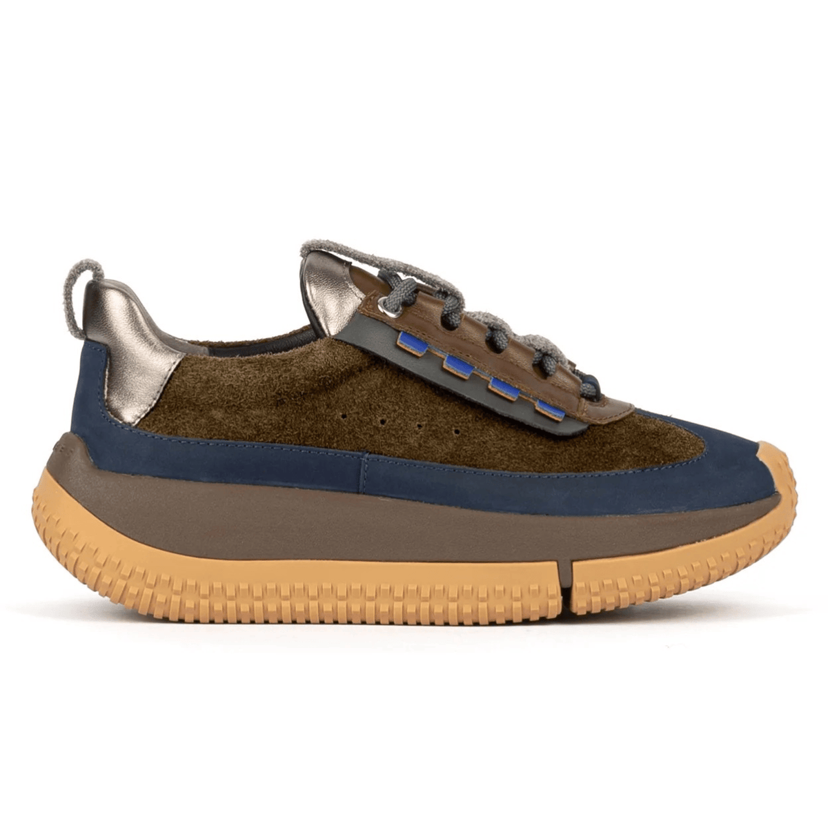 4CCCCEES Kapok Pinto Sneaker, choco