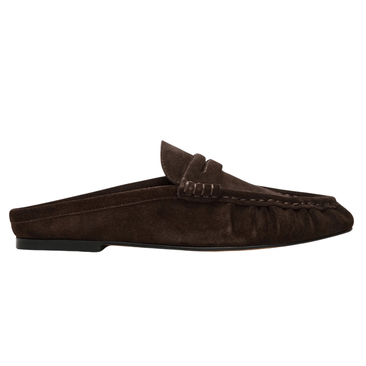 chocolate brown suede