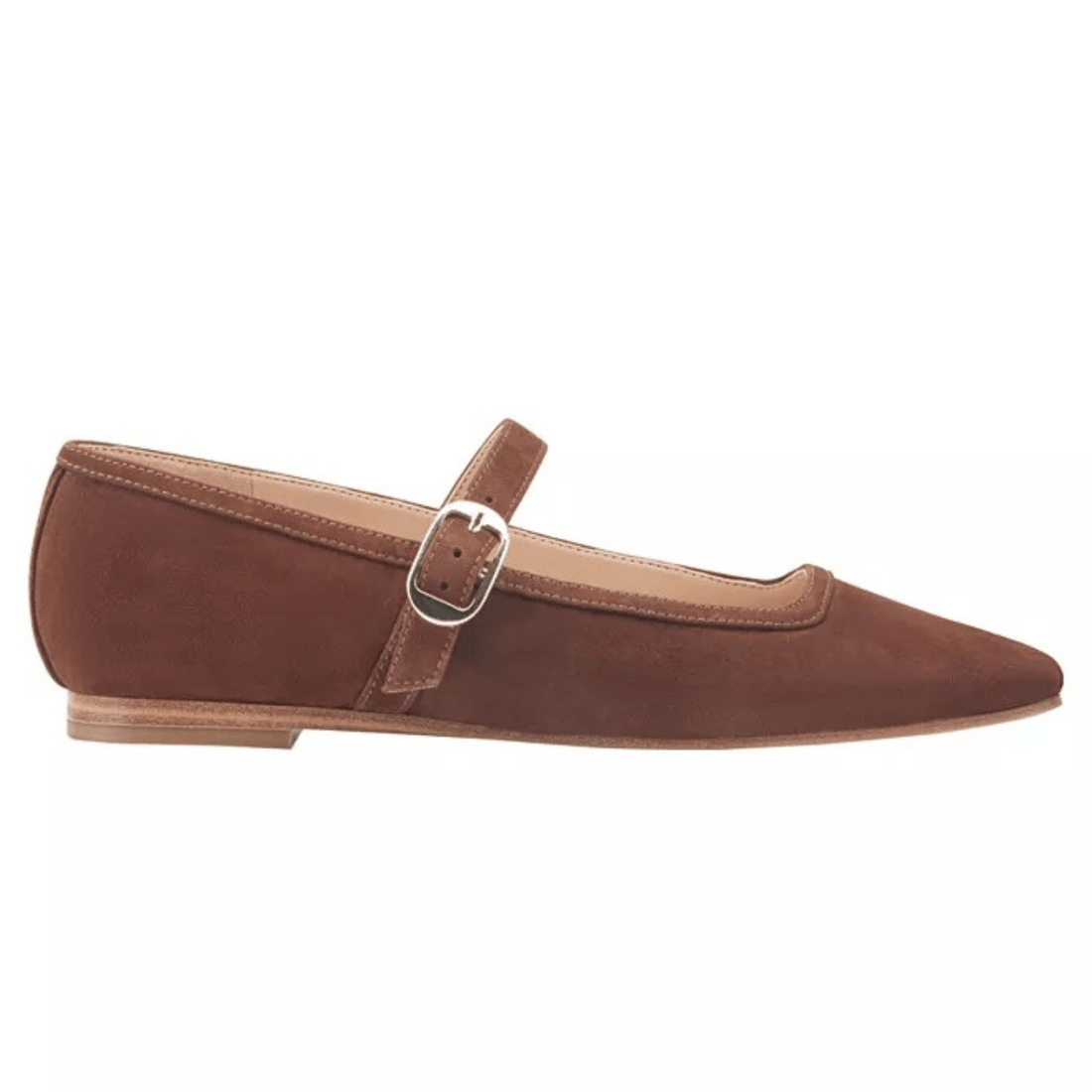 medium brown suede