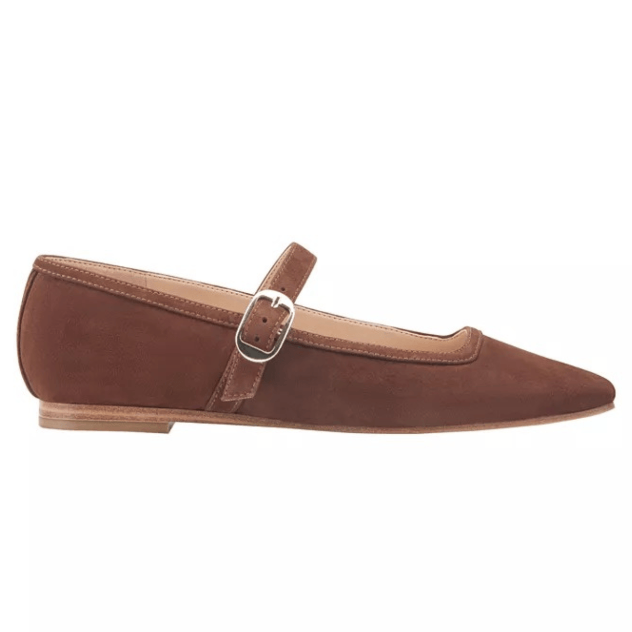 medium brown suede