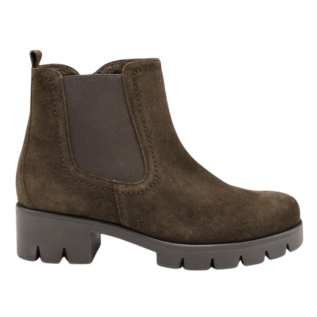 brown suede
