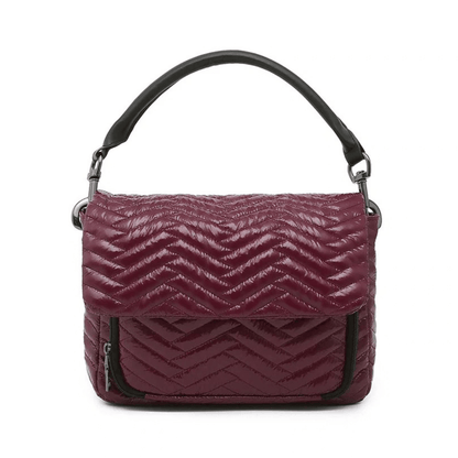 glossy burgundy