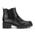 black leather